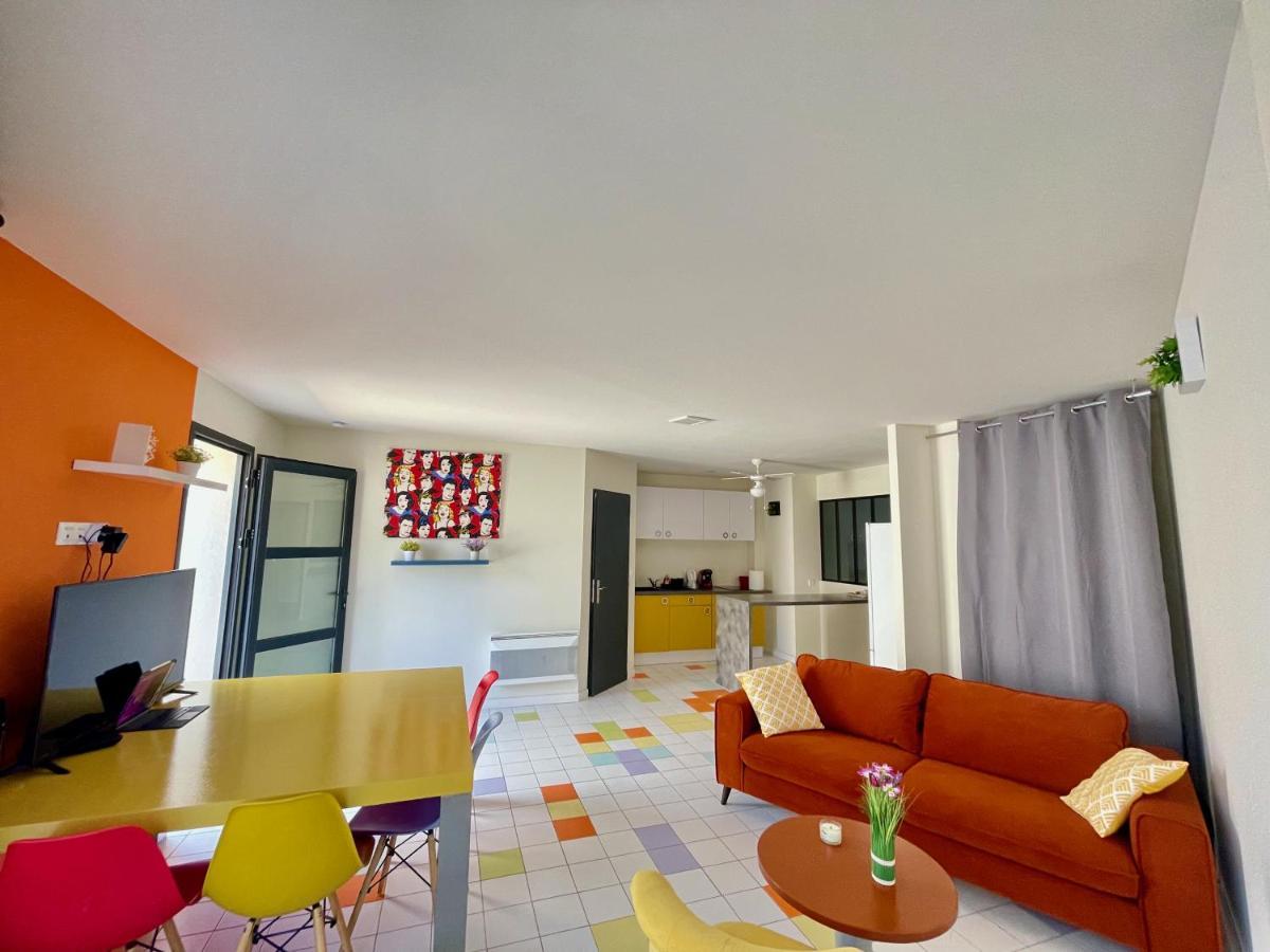 Appart Pop-Art Proche Autoroute, Plages Et Attractions, Wifi - Tv, Deco Stylee, Calme Bessan Buitenkant foto