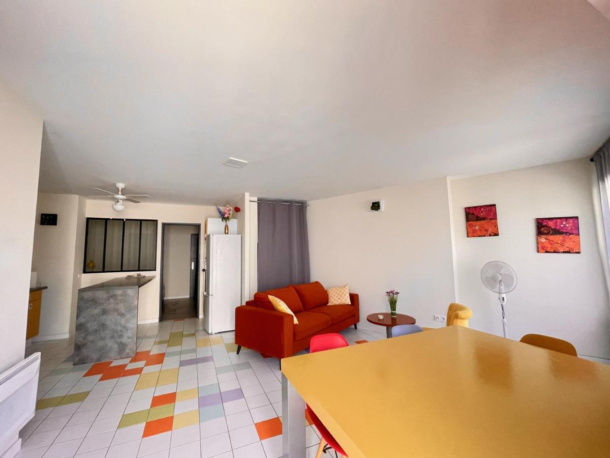 Appart Pop-Art Proche Autoroute, Plages Et Attractions, Wifi - Tv, Deco Stylee, Calme Bessan Buitenkant foto